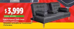 Bodega Aurrerá Makora queen sofá cama oferta