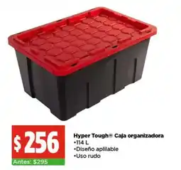 Bodega Aurrerá Hyper tough caja organizadora oferta