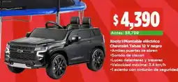 Bodega Aurrerá Xootz montable eléctrico chevrolet tahoe oferta