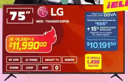 Soriana Híper Lg smart tv 75" oferta