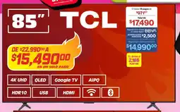 Soriana Híper Tcl google tv 85" oferta