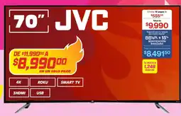 Soriana Híper Jvc smart tv 70" oferta