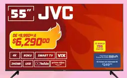 Soriana Híper Jvc smart tv 55" oferta