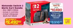 Soriana Híper Nintendo switch 2 mario kart bundle oferta