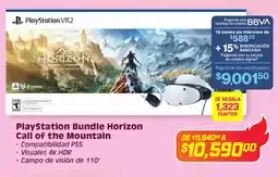 Soriana Híper Playstation bundle horizon call of the mountain oferta