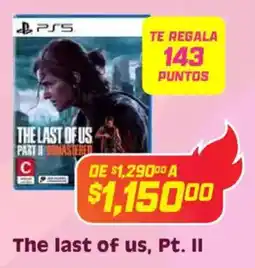 Soriana Híper The last of us, Pt. II oferta