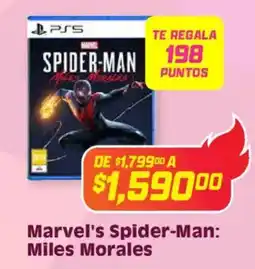 Soriana Híper Marvel's spider-man: miles morales oferta