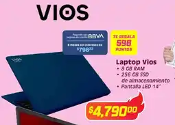 Soriana Híper Vios laptop oferta