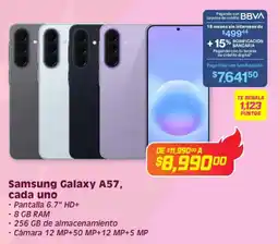 Soriana Híper Samsung galaxy A57, cada uno oferta