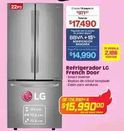 Soriana Híper Lg refrigerador french door oferta