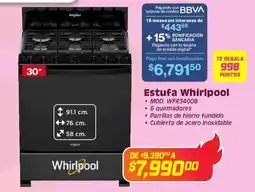 Soriana Híper Whirlpool estufa 30" oferta