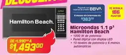 Soriana Híper Hamilton beach microondas 1.1 p³ oferta
