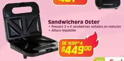 Soriana Híper Oster sandwichera oferta