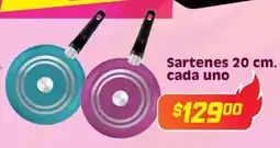 Soriana Híper Sartenes cada uno oferta
