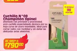 Soriana Híper Cuchillo n°08 champiñón opinel oferta