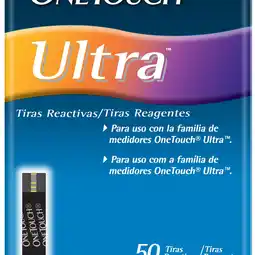 Farmacias YZA One Touch Ultra Tiras Reactivas 50 Pzas oferta
