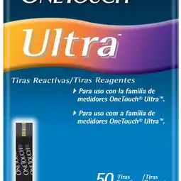Farmacias YZA One Touch Ultra Tiras Reactivas 50 Pzas oferta