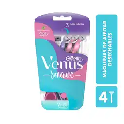 Farmacias YZA Gillette Venus Desechable Aloe 4 Pzas oferta