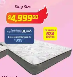 Soriana Híper Colchón toscano lord o regio king size oferta