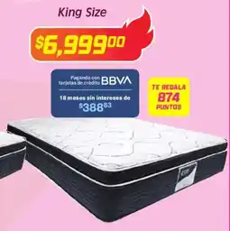Soriana Híper Colchón seth lord o regio king size oferta