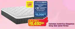 Soriana Híper Colchón américa elegance king size semi firme oferta