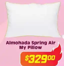 Soriana Híper Almohada spring air my pillow oferta