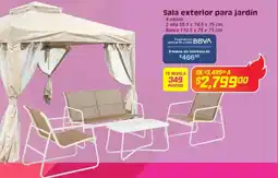 Soriana Híper Sala exterior para jardín oferta