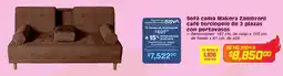 Soriana Híper Sofá cama makora zambroni café terciopelo oferta
