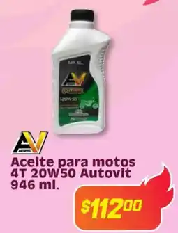 Soriana Híper Autovit aceite para motos 4t oferta