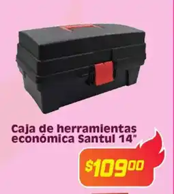 Soriana Híper Santul caja de herramientas económica 14" oferta
