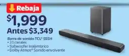 Walmart TCL S55H barra de sonido 2.1 canales oferta