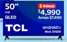 Walmart Tcl android tv 50" oferta