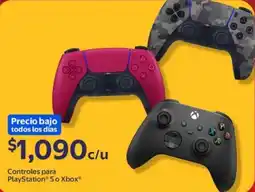 Walmart playstation 5 o Xbox controles oferta