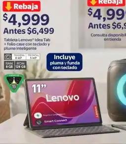 Walmart Lenovo tableta idea tab +folio case con teclado y pluma inteligente oferta