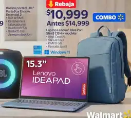 Walmart Lenovo laptop idea pad oferta