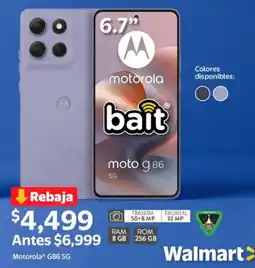 Walmart Motorola G86 6.7" oferta