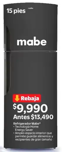 Walmart Mabe refrigerador oferta