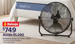 Walmart Atvio home ventilador de piso 20" oferta