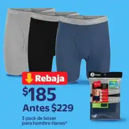 Walmart Hanes boxer para hombre oferta
