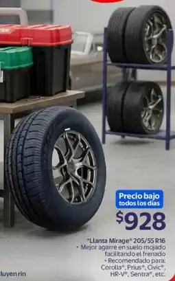 Walmart Llanta mirage 205/55 R16 oferta
