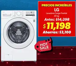 Sam's Club Lavadora Carga Frontal 20 kg LG oferta