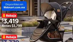Walmart Express Autoasiento convertible 4-en-1 Baby TrendⓇ Cover Me oferta