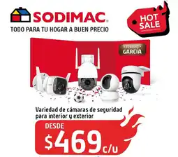 Sodimac Homecenter Variedad de cámaras de seguridad para interior y exterior oferta