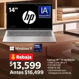 Walmart HP Laptop 14" oferta