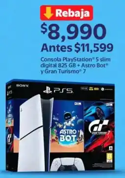Walmart PlayStation 5 slim digital + Astrobot oferta
