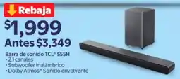 Walmart TCL barra de sonido oferta