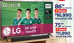 Walmart LG 4K UHD Smart TV 86" oferta