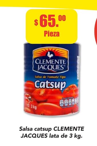 Salsa catsup CLEMENTE JACQUES lata de 3 kg