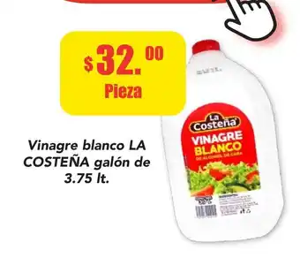 Super Aki Vinagre blanco LA Costeña galon de 3.7 lt oferta
