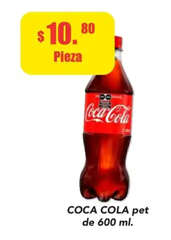 Super Aki Coca Cola Pet de 600 ml oferta